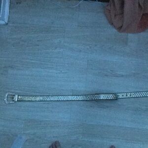 Rhinestone gold belt